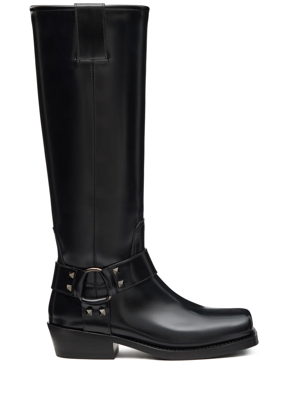 Valentino Garavani Ankle 袢带靴子 - 黑色