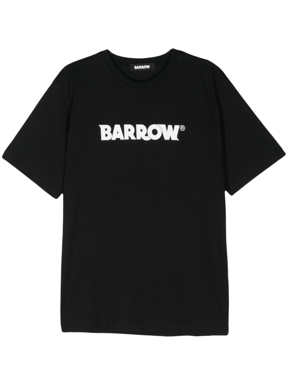 BARROW logo印花T恤 - 黑色