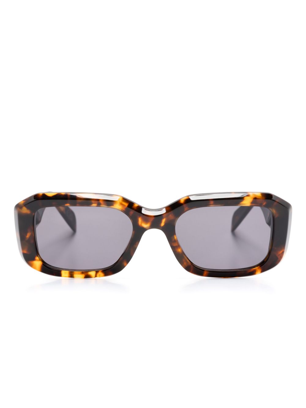 Retrosuperfuture Sagrado Burnt Havana 长方形镜框太阳眼镜 - 褐色