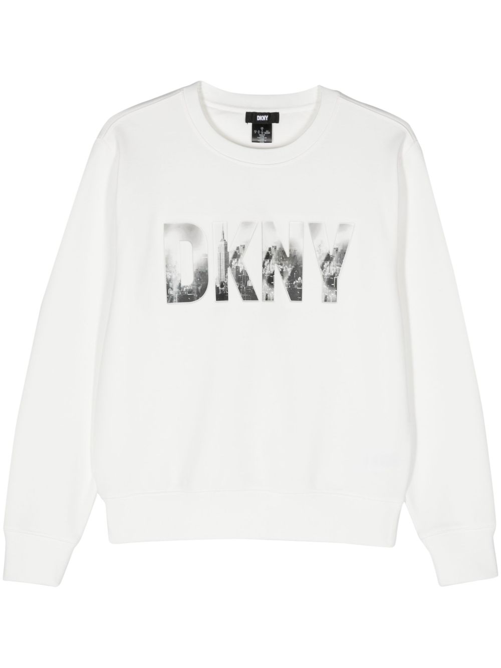DKNY Skyline logo凹面压花卫衣 - 中性色