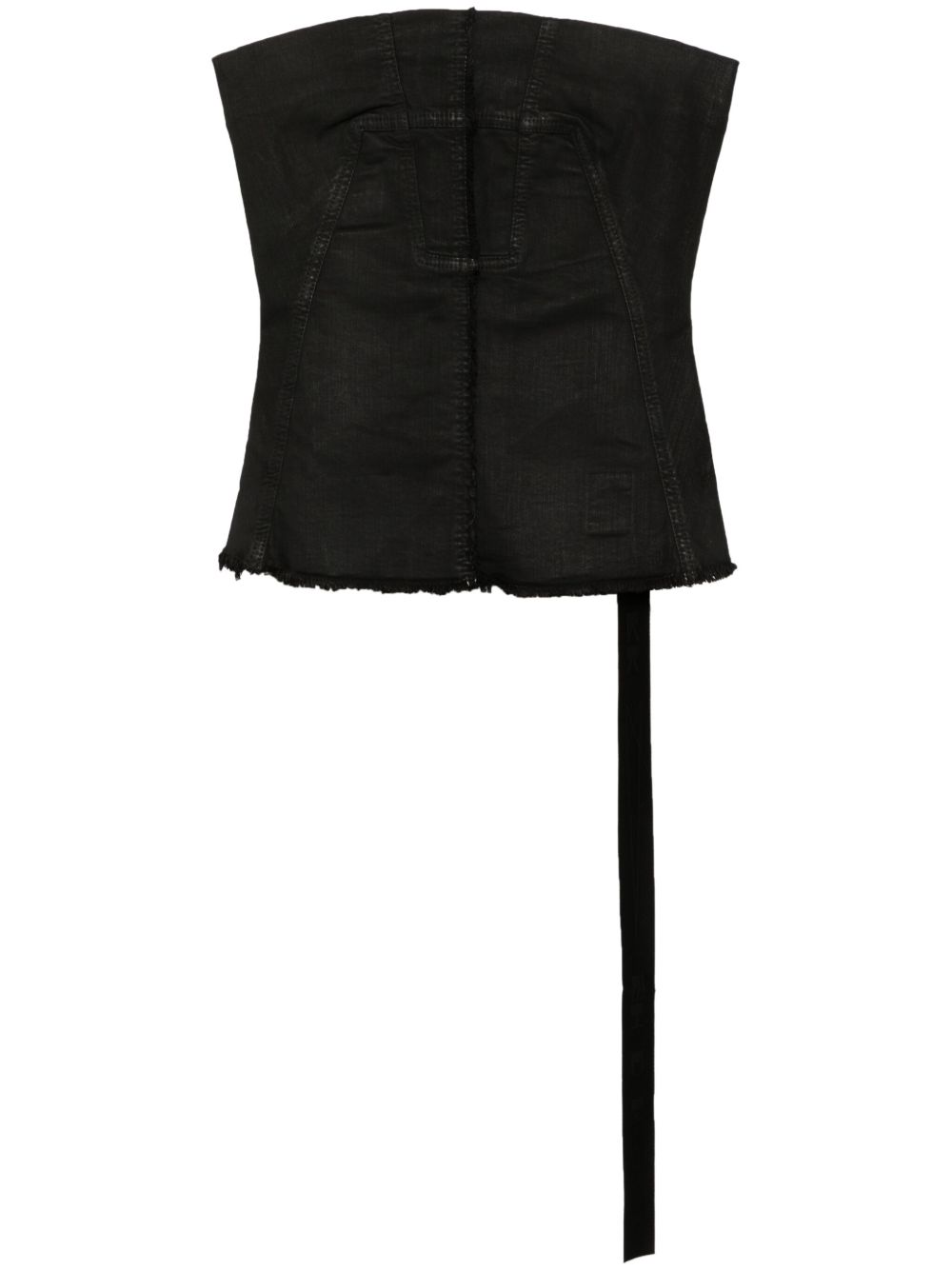 Rick Owens DRKSHDW 紧胸衣式上衣 - 黑色