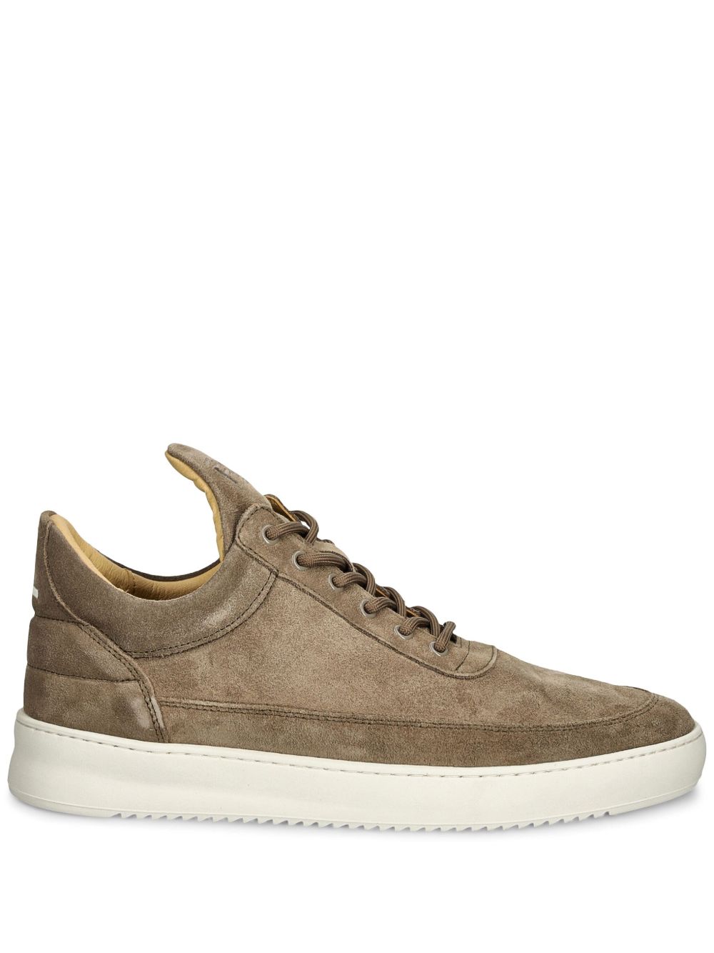 Filling Pieces 绒面皮运动鞋 - 褐色