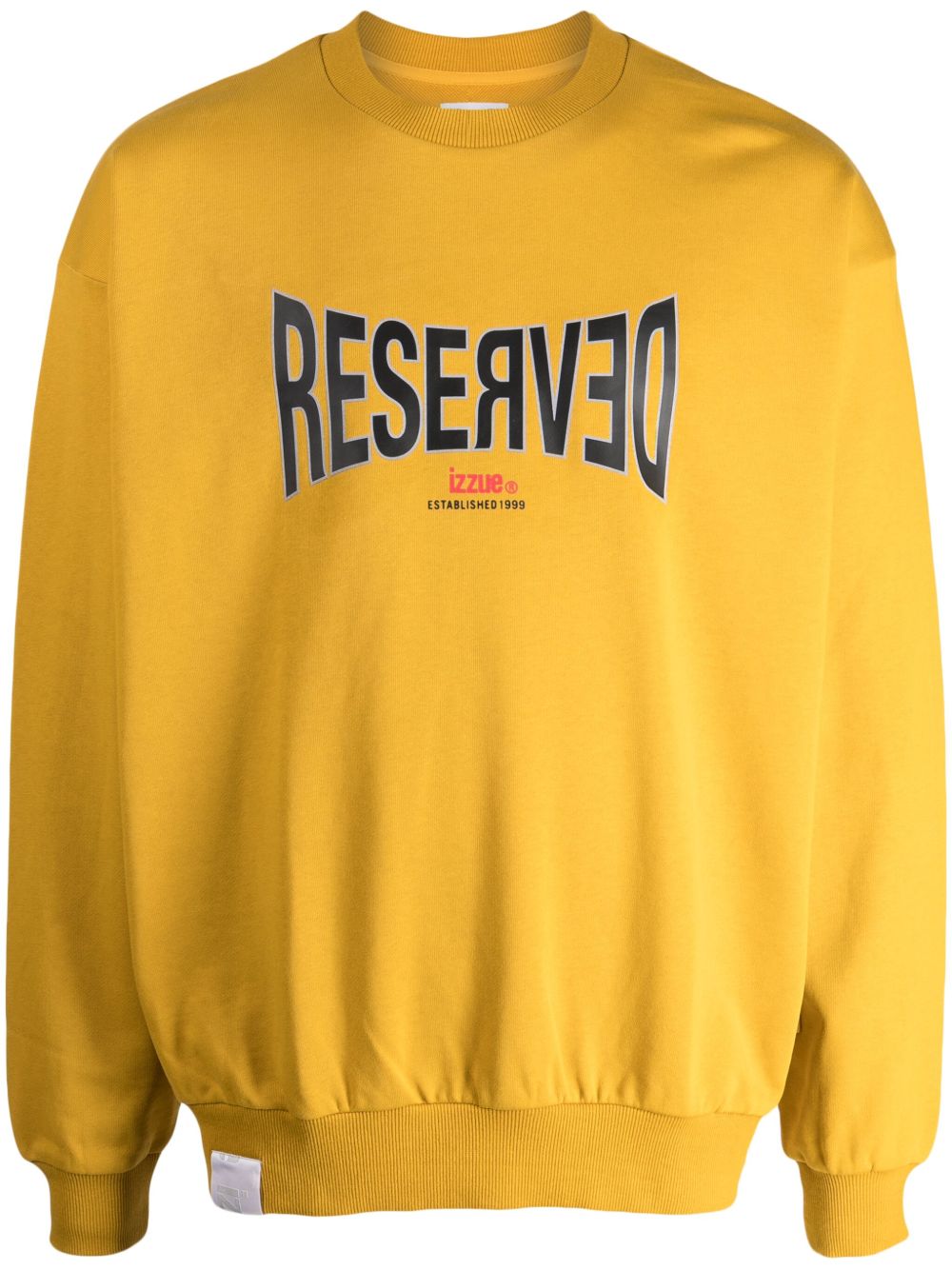 izzue Reserved 棉卫衣 - 黄色