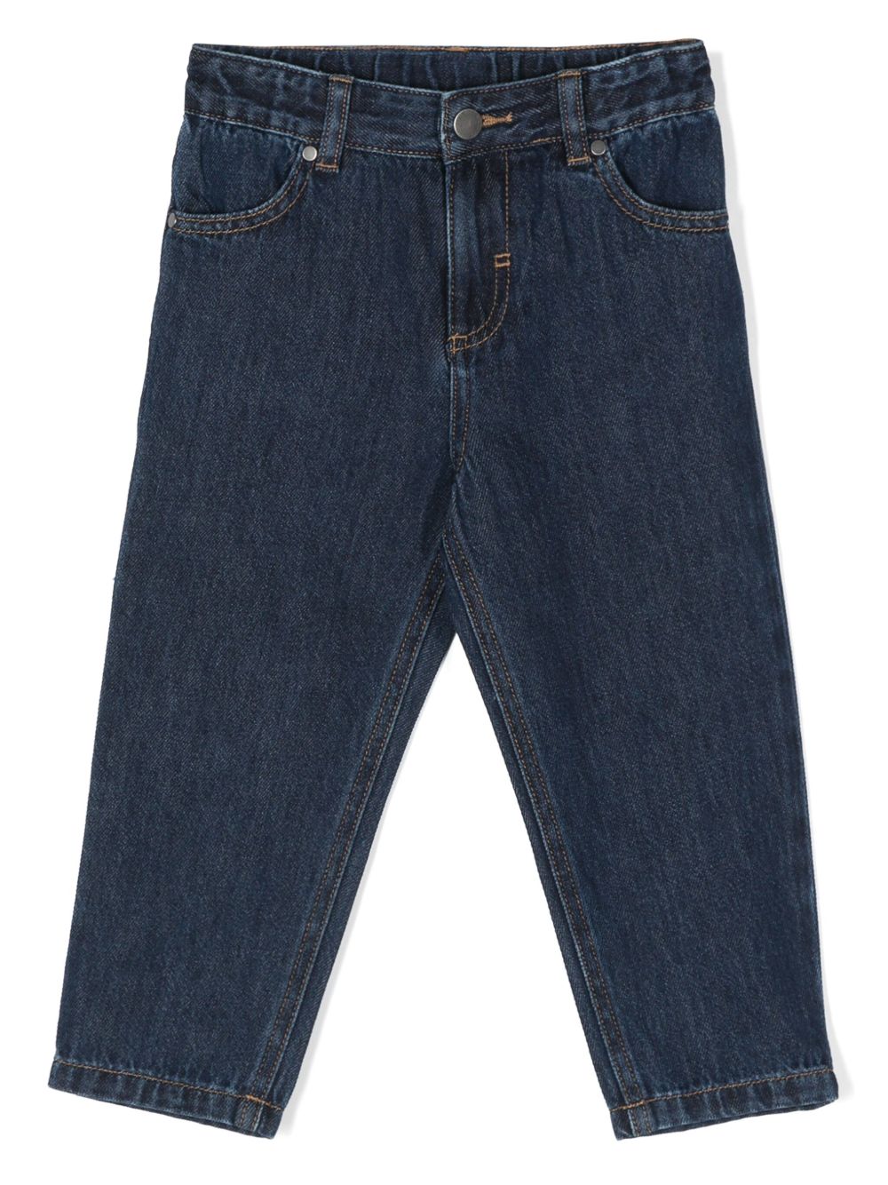 Stella McCartney Kids 褪色效果水洗牛仔裤 - 蓝色