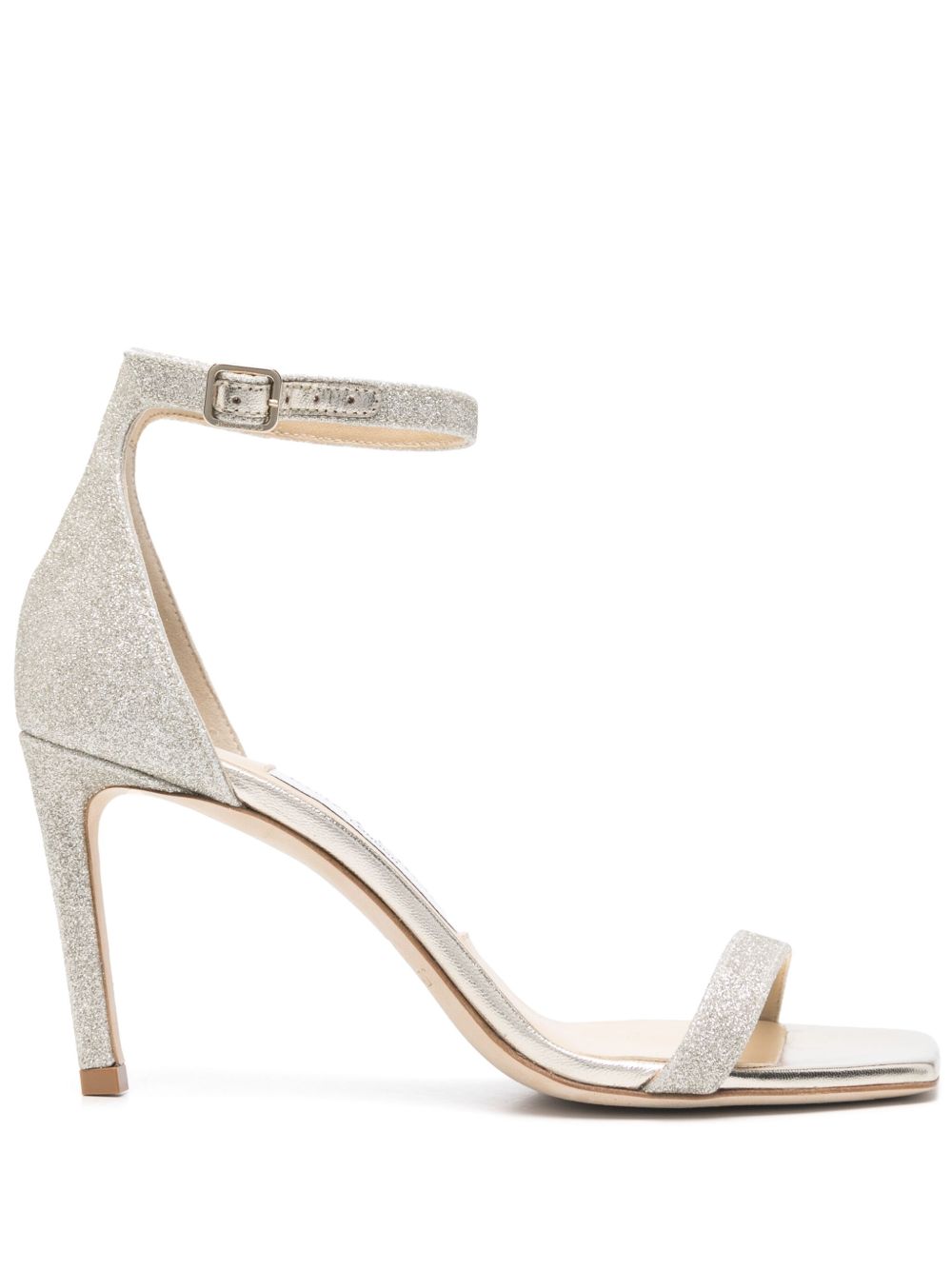 Jimmy Choo Pre-Owned Alva 高跟凉鞋（8.5厘米，典藏款） - 金色