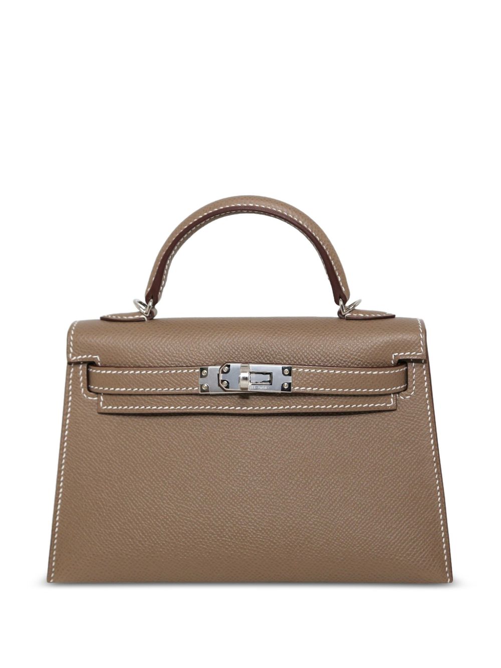 Hermès Pre-Owned Kelly 20 两用手提包（典藏款） - 褐色