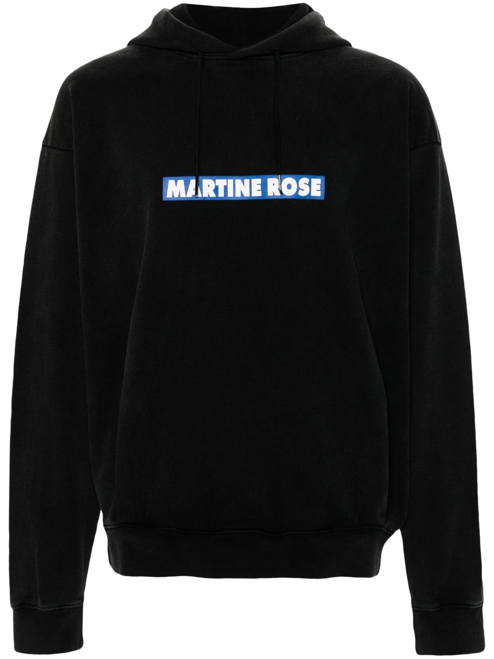 Martine Rose Blow Your Mind logo印花连帽衫 - 黑色