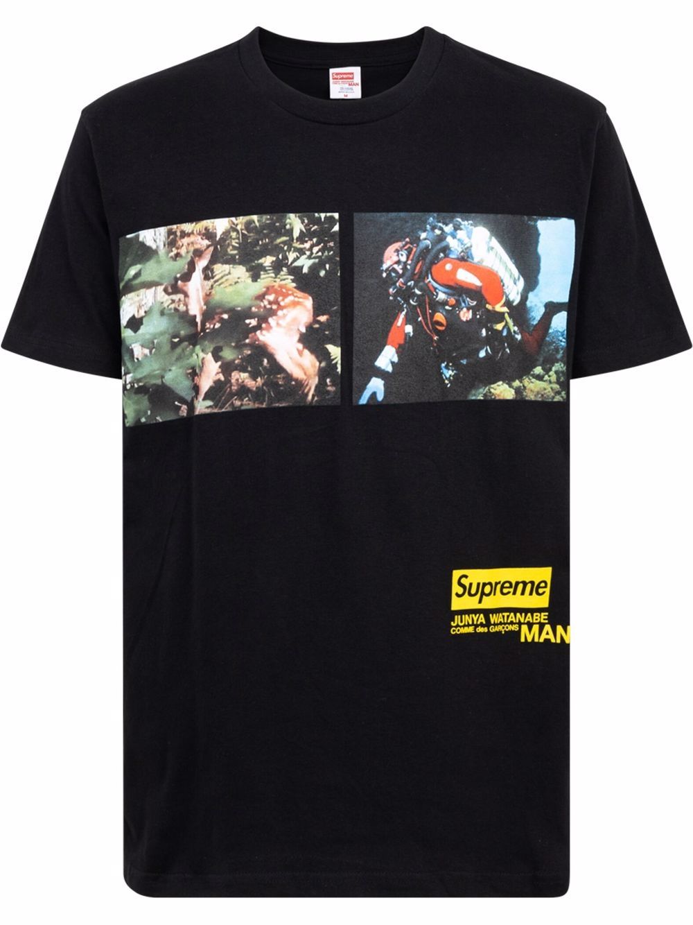 Supreme x Junya Watanabe Nature T恤 - 黑色