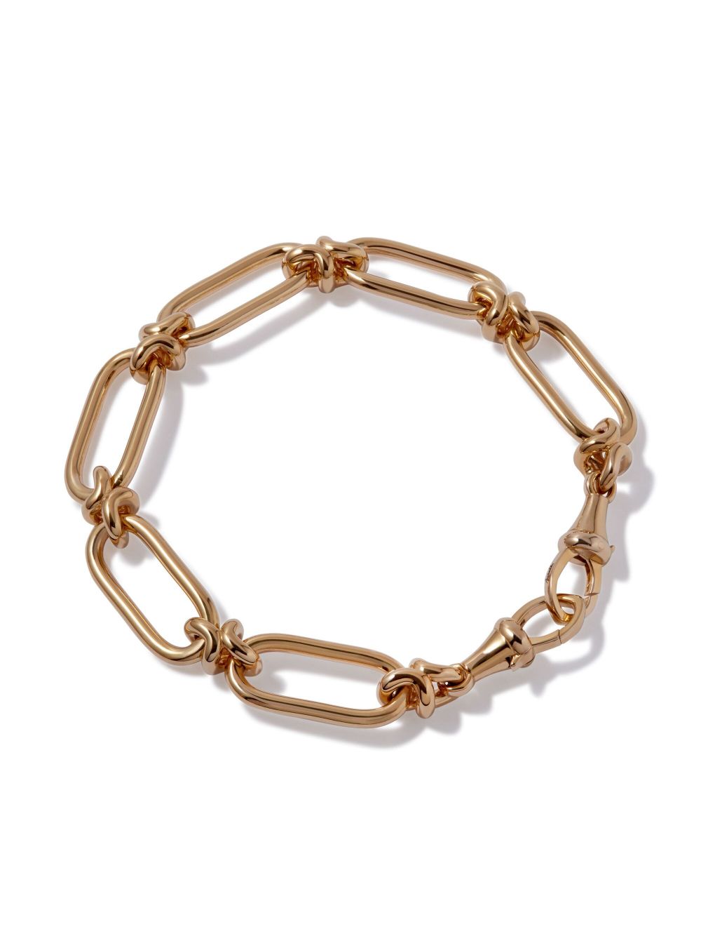 Annoushka 14K黄金 Knuckle 链式手链 - 金色