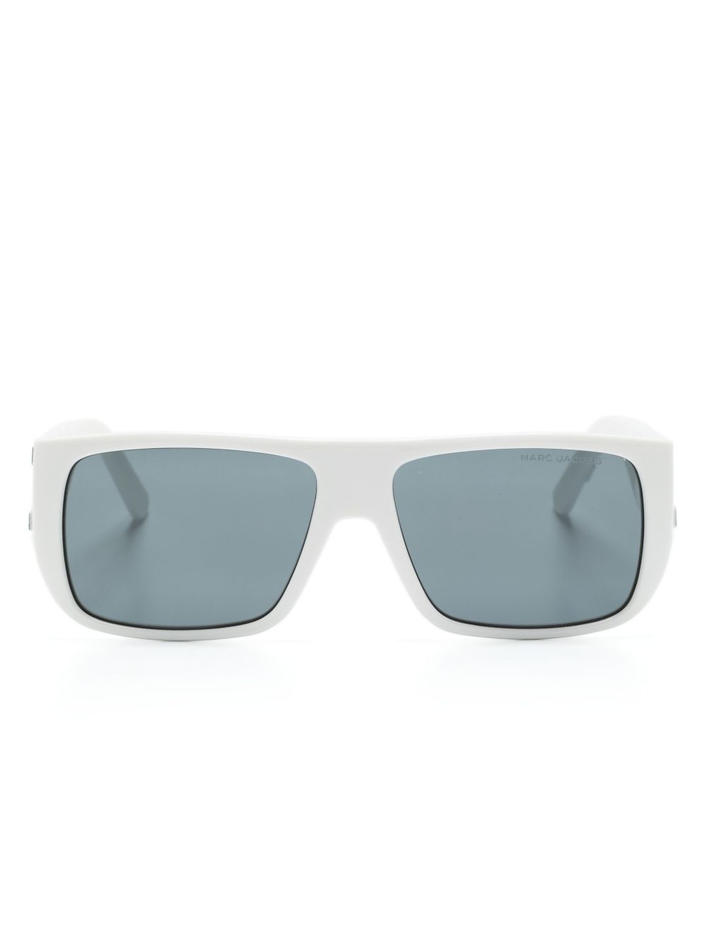 Marc Jacobs Eyewear 长方形框太阳眼镜 - 白色