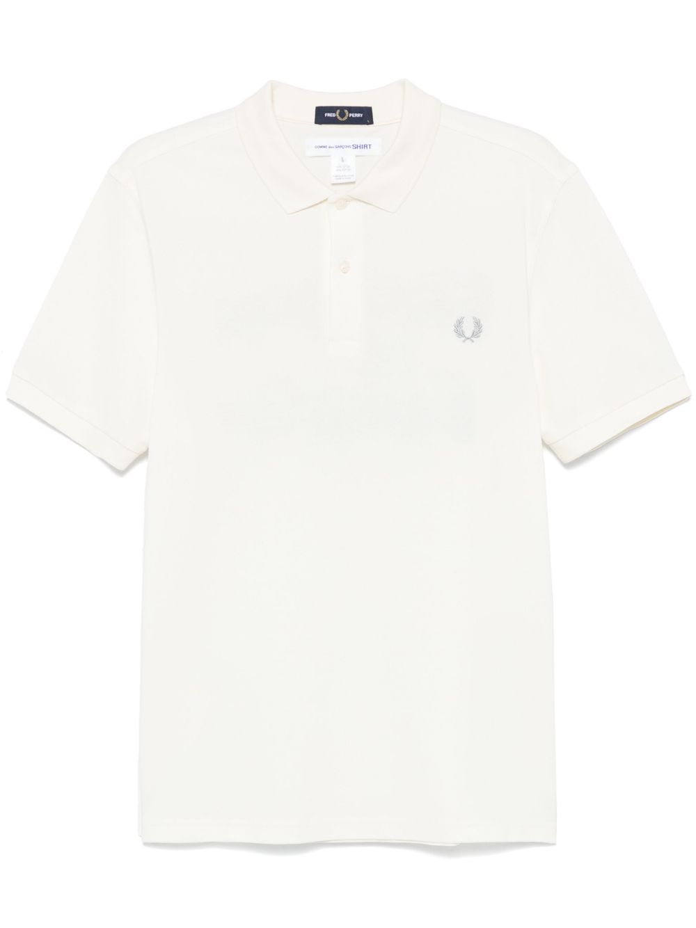 Comme Des Garçons Shirt x Fred Perry 标语印花polo衫 - 中性色