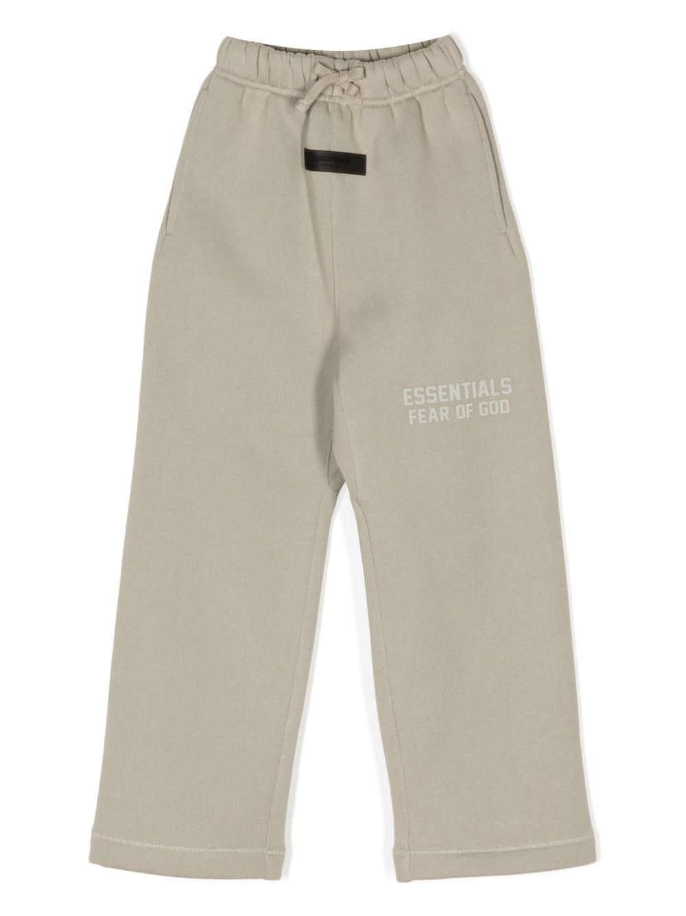 FEAR OF GOD ESSENTIALS KIDS logo印花抽绳运动裤 - 绿色