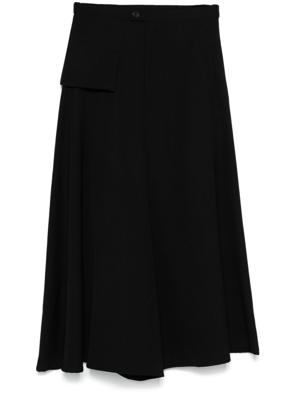 Yohji Yamamoto 经典垮裤 - 黑色