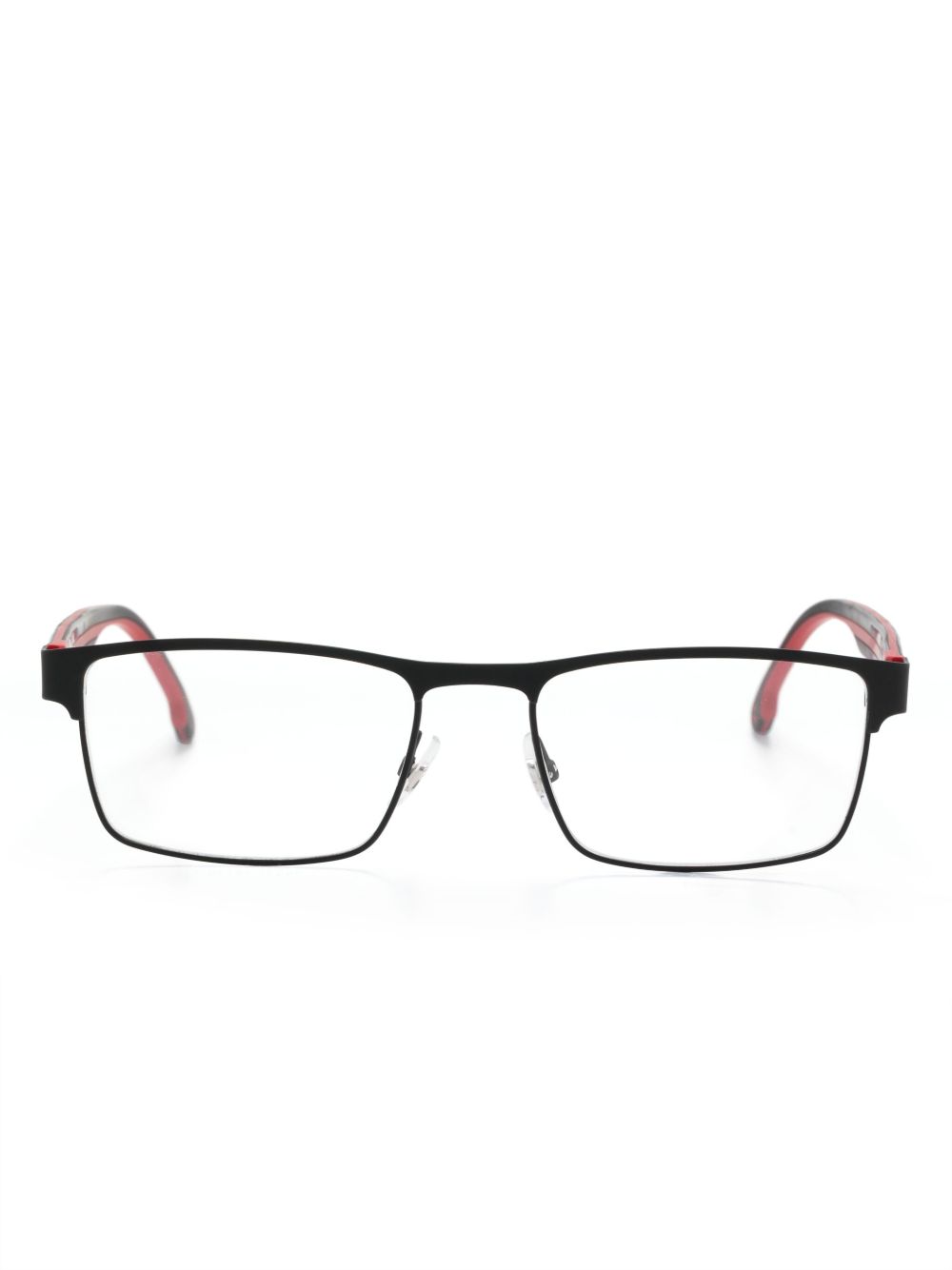 Carrera 长方形镜框眼镜 - 黑色