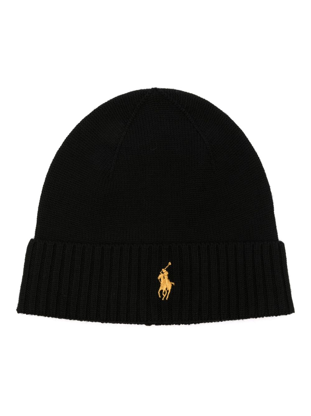 Polo Ralph Lauren logo刺绣套头帽 - 黑色