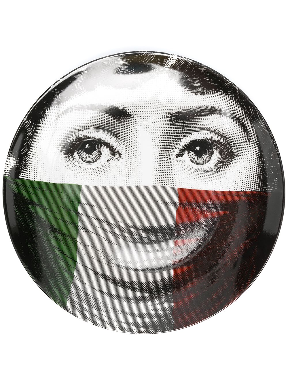Fornasetti United With The World 装饰圆盘 - 黑色
