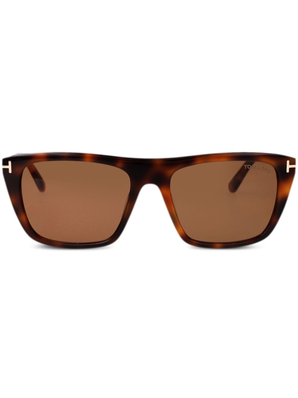 TOM FORD Eyewear 方框太阳眼镜 - 褐色