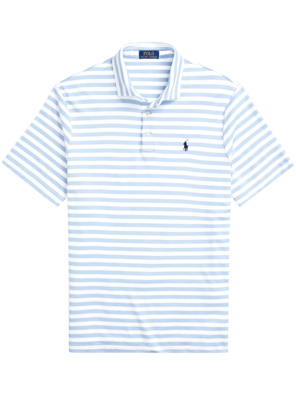 Polo Ralph Lauren Polo Pony 刺绣条纹polo衫 - 蓝色