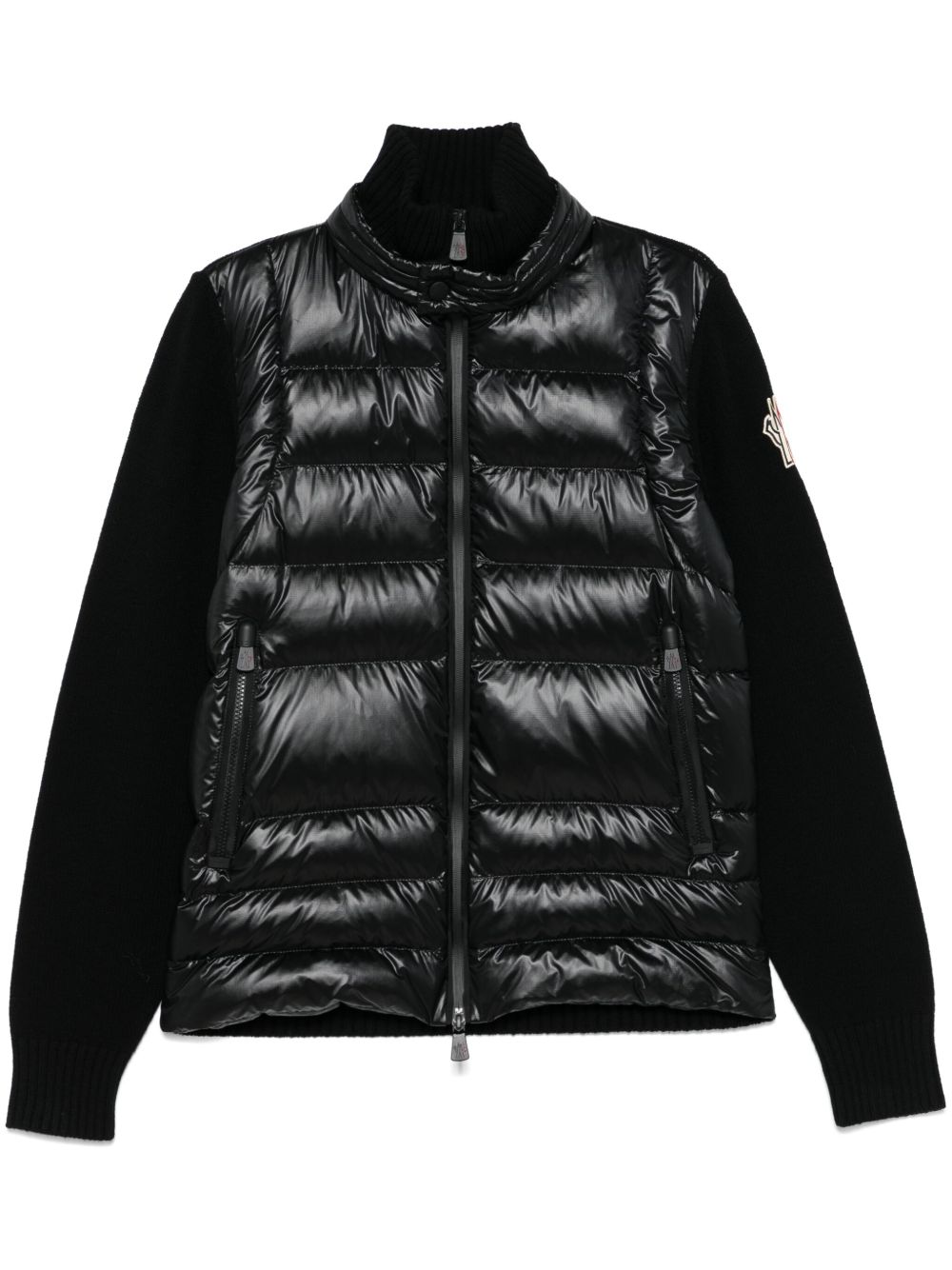 Moncler Grenoble 填充拉链夹克 - 黑色