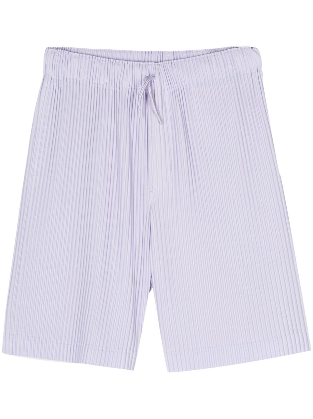 Homme Plissé Issey Miyake Colourful Pleats 短裤 - 紫色