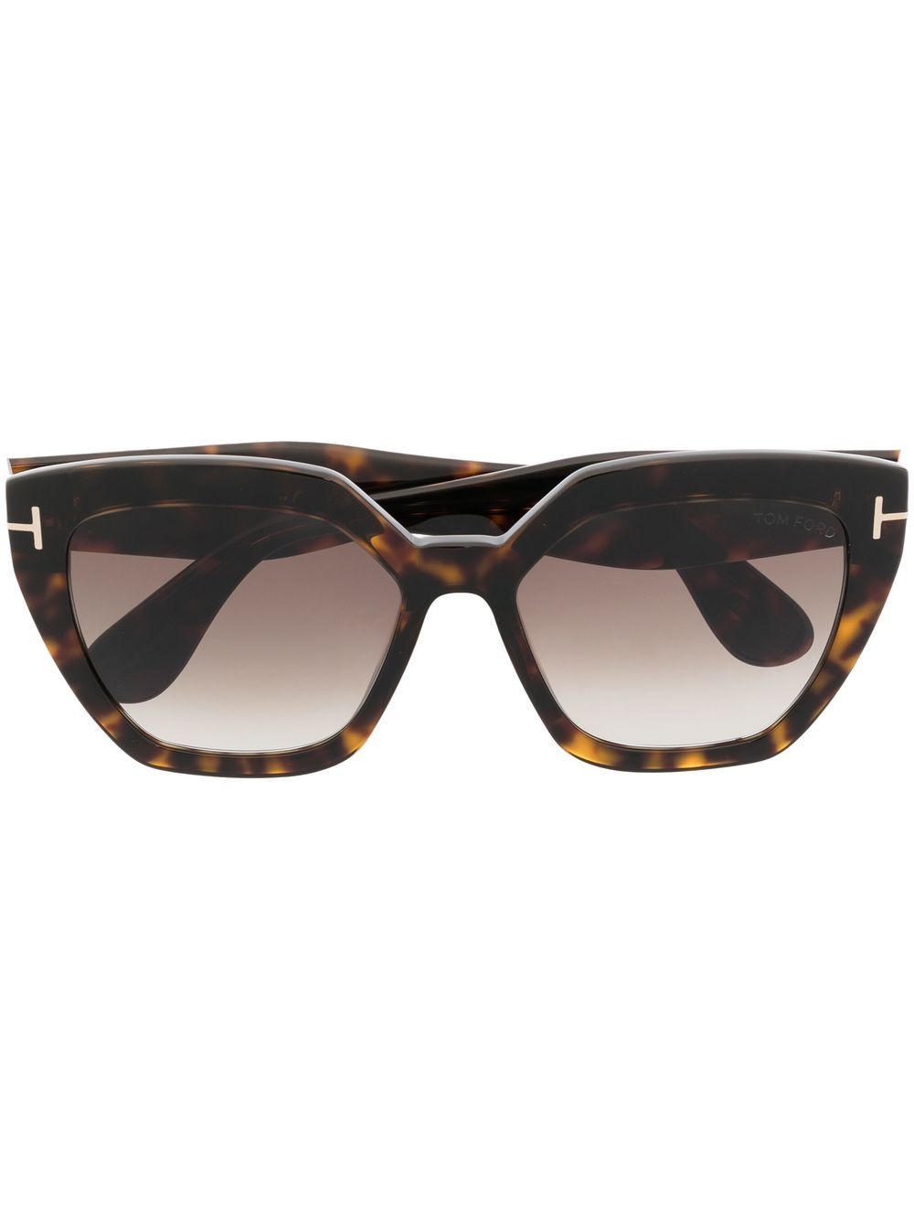 TOM FORD Eyewear 汤姆福特眼镜系列 Phoebe 猫眼框太阳眼镜 - 褐色