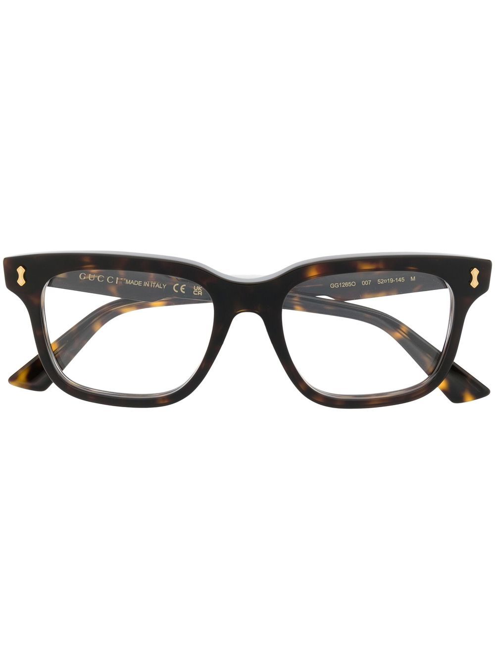 Gucci Eyewear 方框光学眼镜 - 褐色