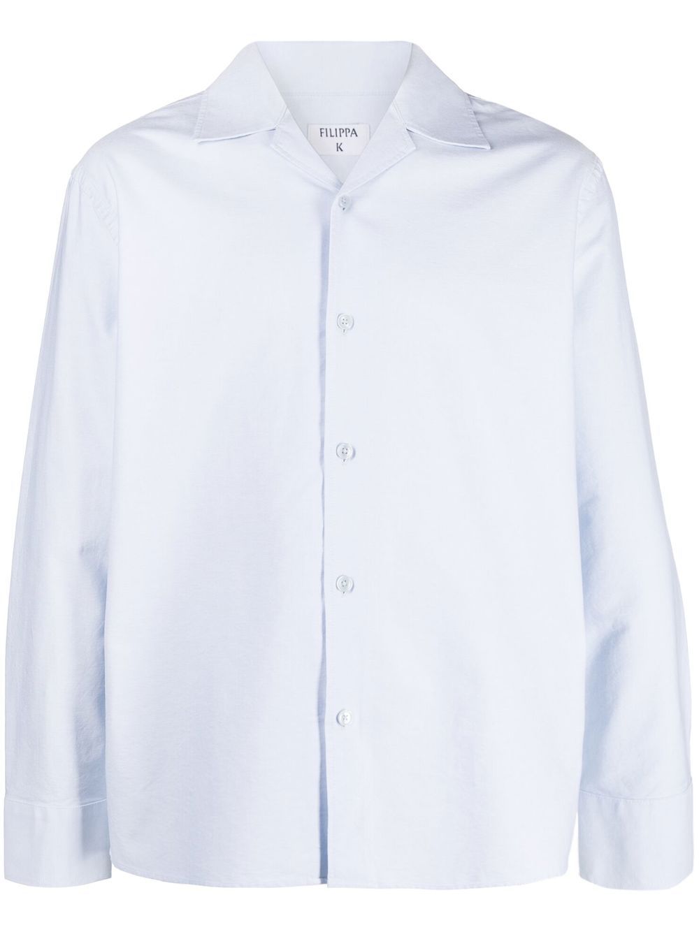 Filippa K Oxford 排扣衬衫 - 蓝色