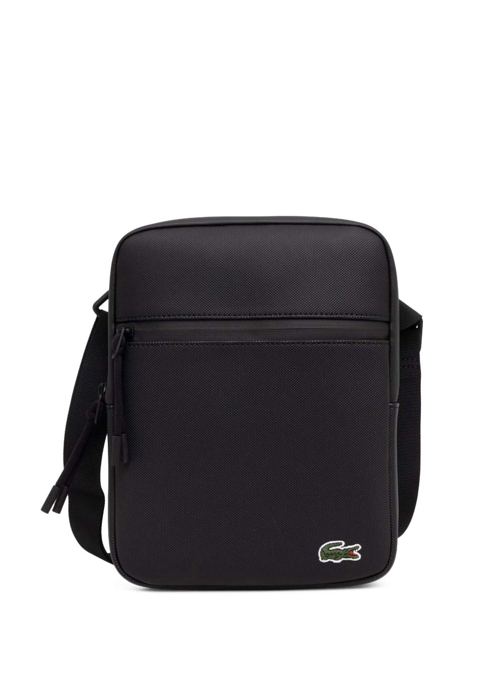 Lacoste logo邮差包 - 黑色