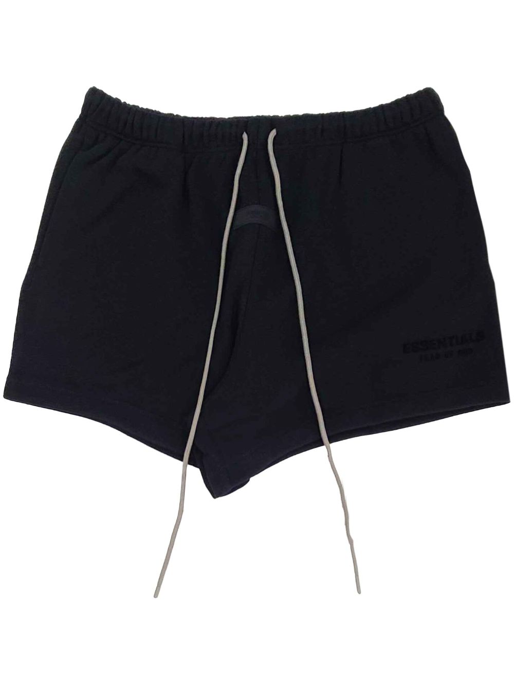 FEAR OF GOD ESSENTIALS logo贴花运动短裤 - 黑色