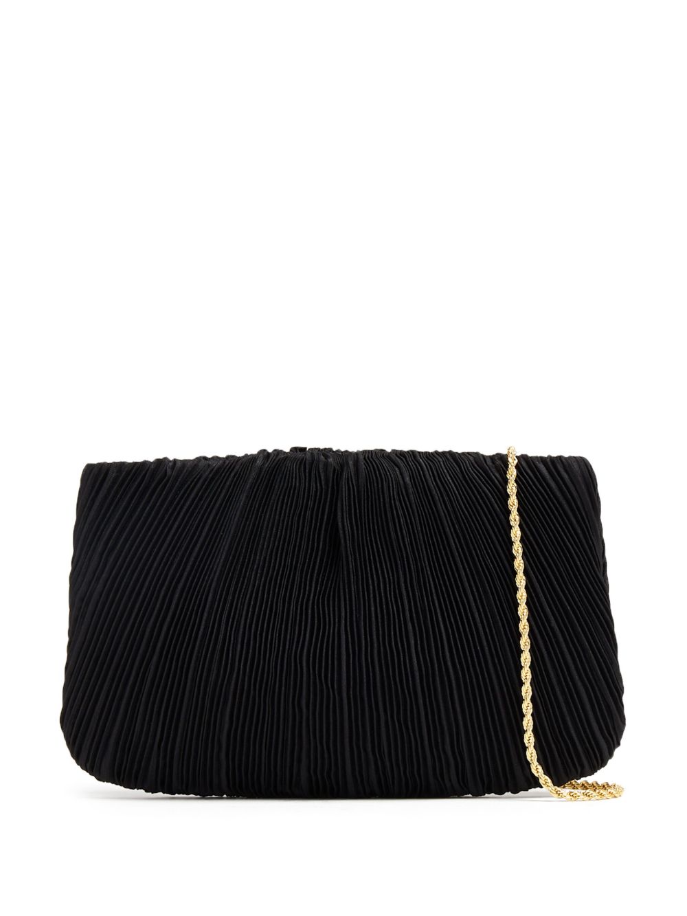 Loeffler Randall Brit 褶饰手拿包 - 黑色