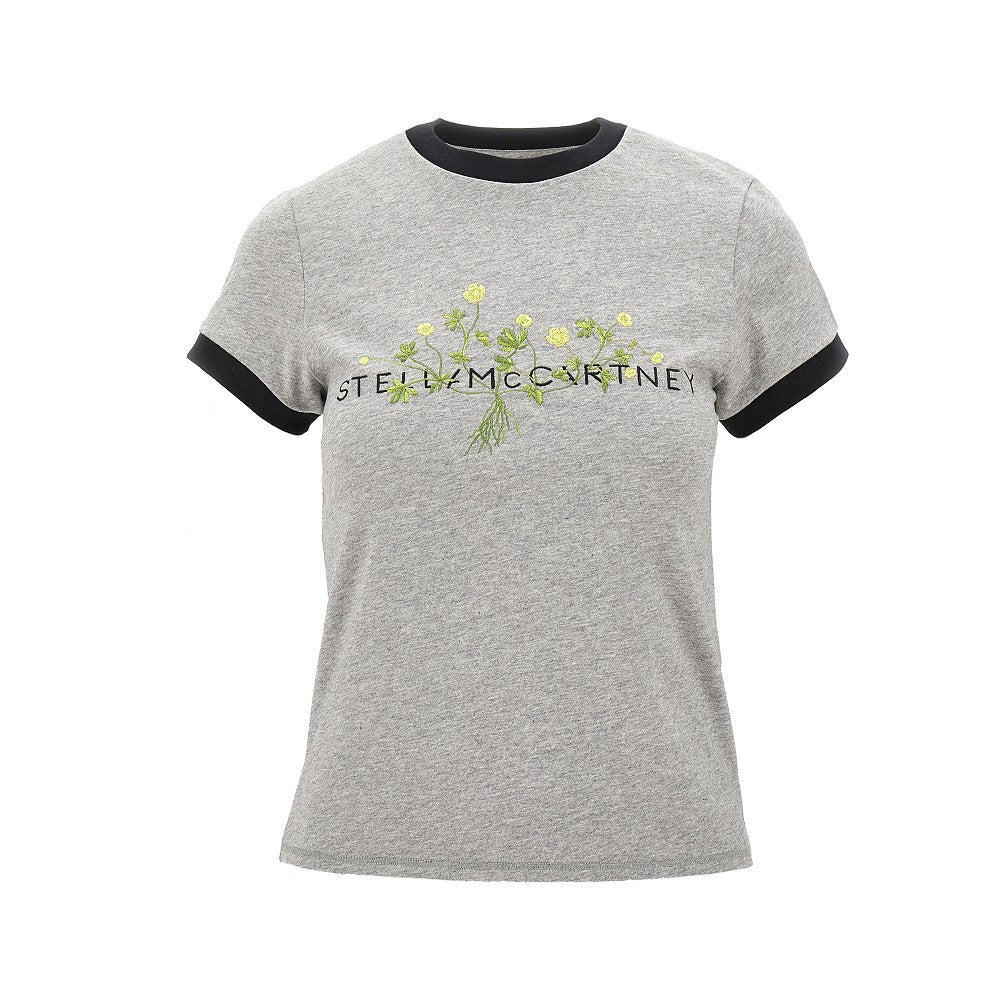 STELLA MCCARTNEY Floral embroidery T-shirt Woman S