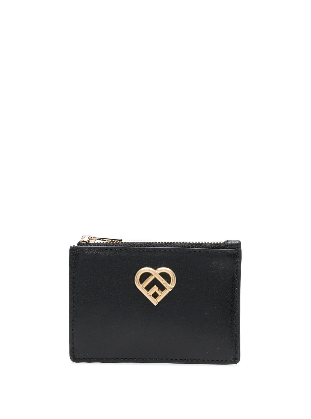 Furla logo标牌钱包 - 黑色