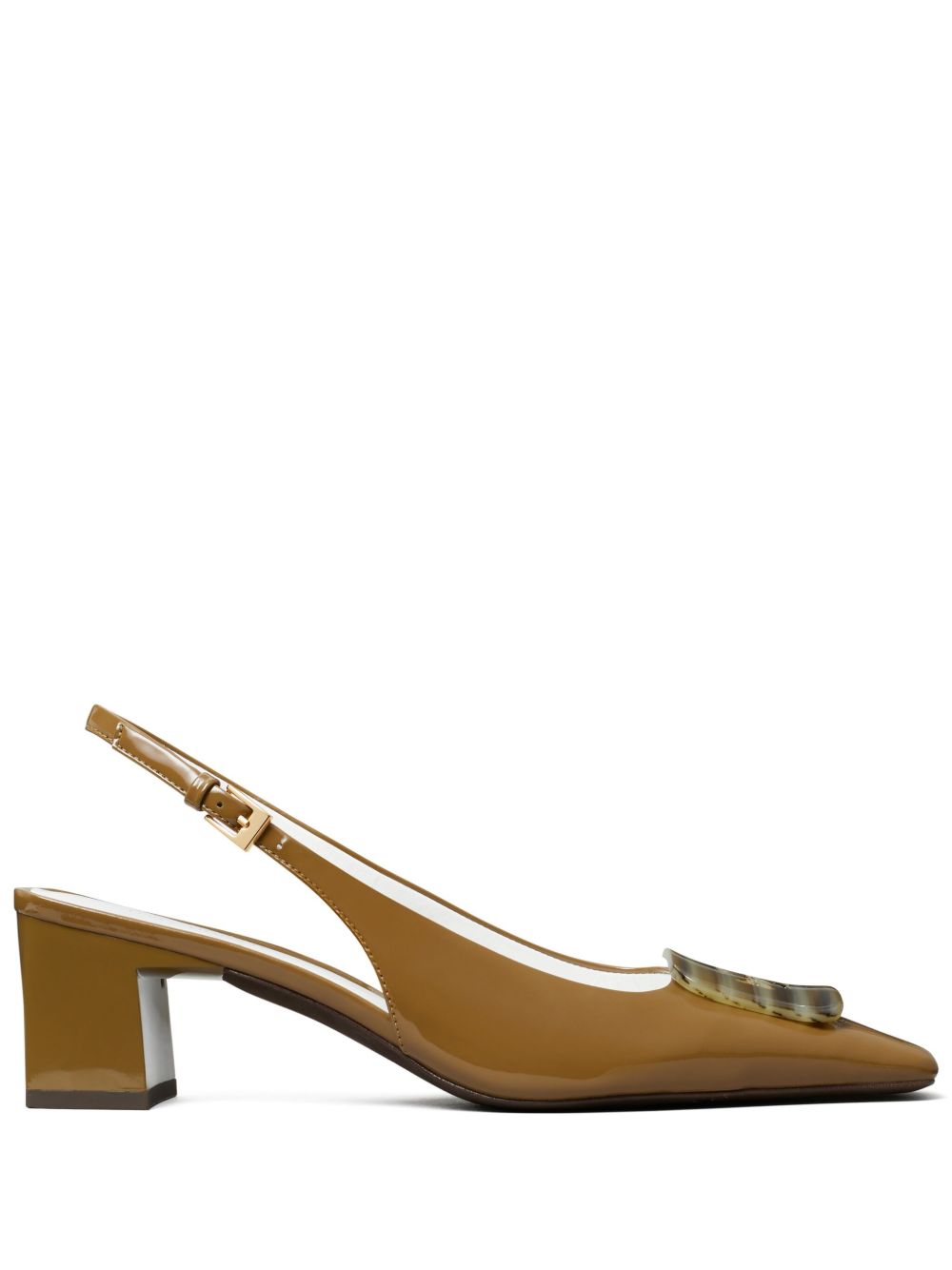 Tory Burch Georgia 裹踝低跟鞋（5.5厘米） - 中性色