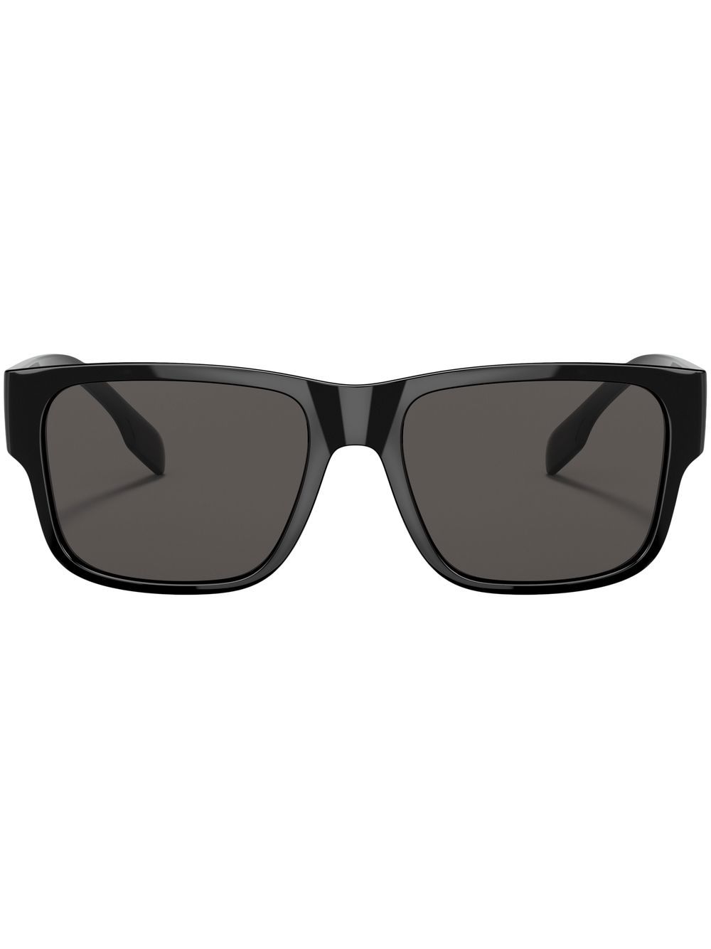 Burberry Eyewear logo印花镜腿太阳眼镜 - 黑色
