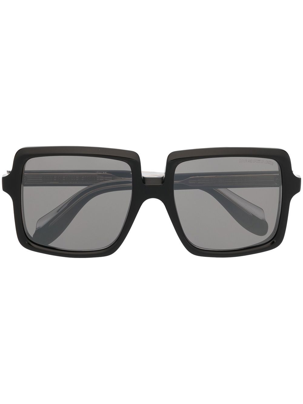 Cutler & Gross 1398 系列方框太阳眼镜 - 黑色