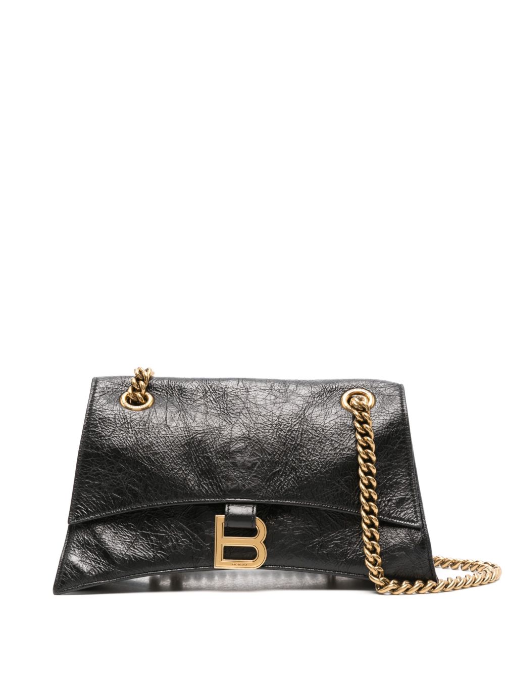 Balenciaga Pre-Owned Crush 小号单肩包（典藏款） - 黑色