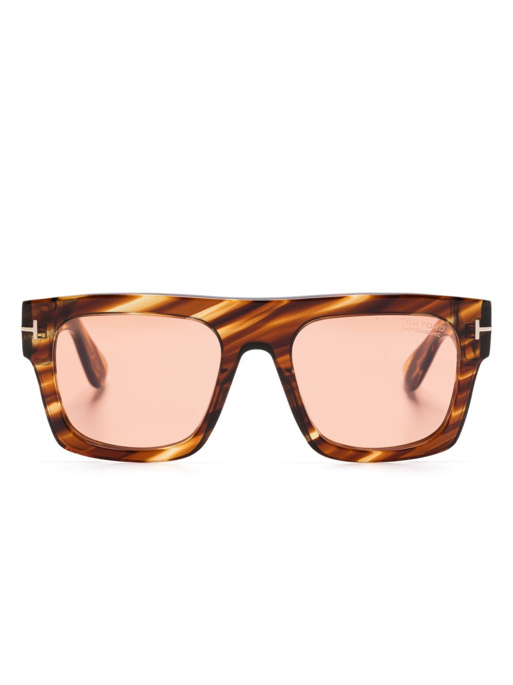 TOM FORD Eyewear Fausto 太阳眼镜 - 褐色