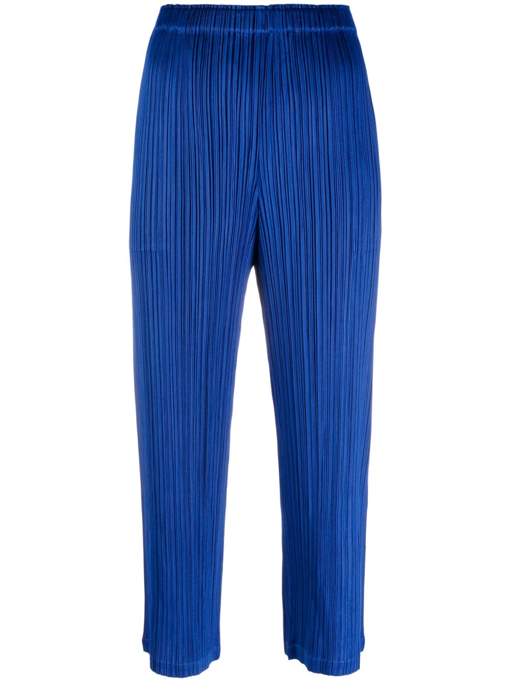 Pleats Please Issey Miyake Mc August 细褶露踝裤 - 蓝色