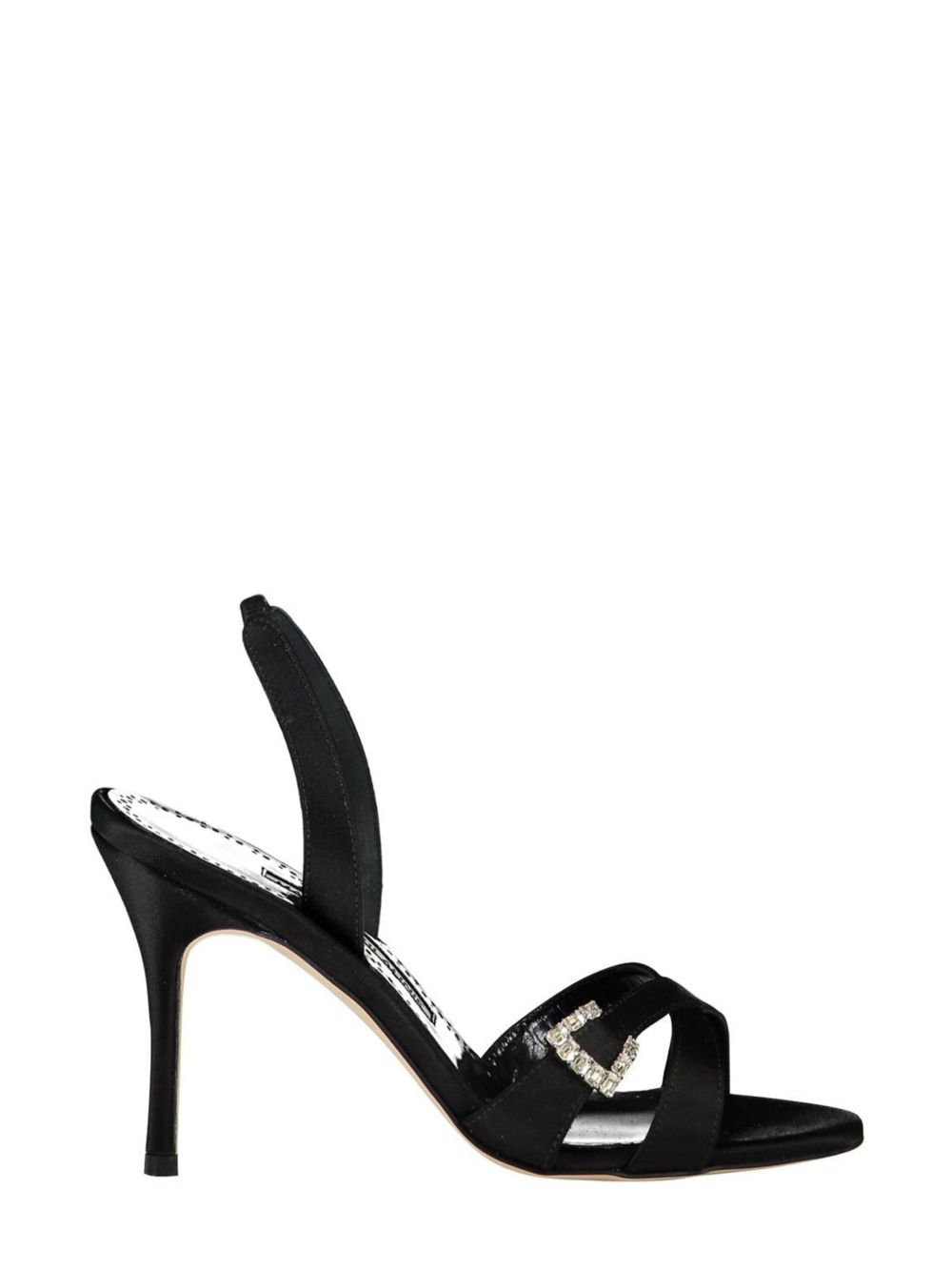 Manolo Blahnik Ramisli Fabio 高跟凉鞋（9厘米） - 黑色