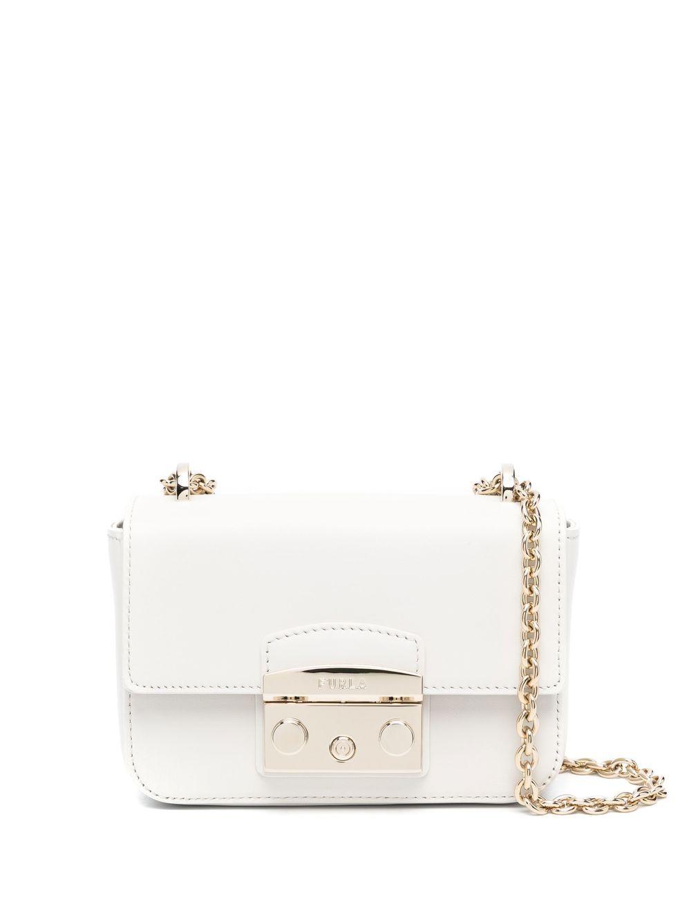 Furla Metropolis 迷你斜挎包 - 中性色