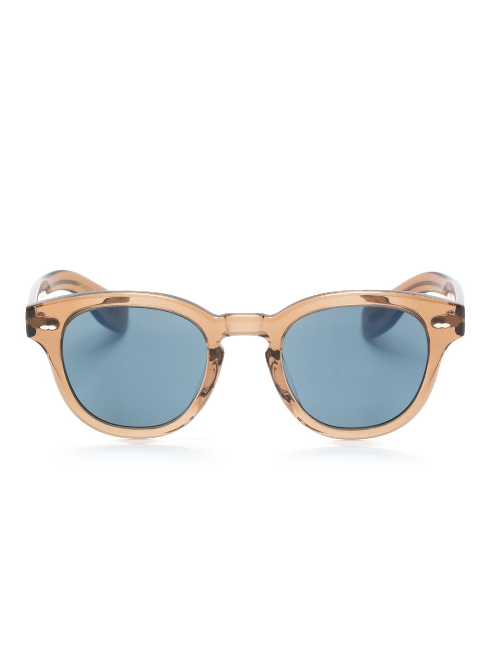 Oliver Peoples Cary Grant Sun 圆框太阳眼镜 - 褐色