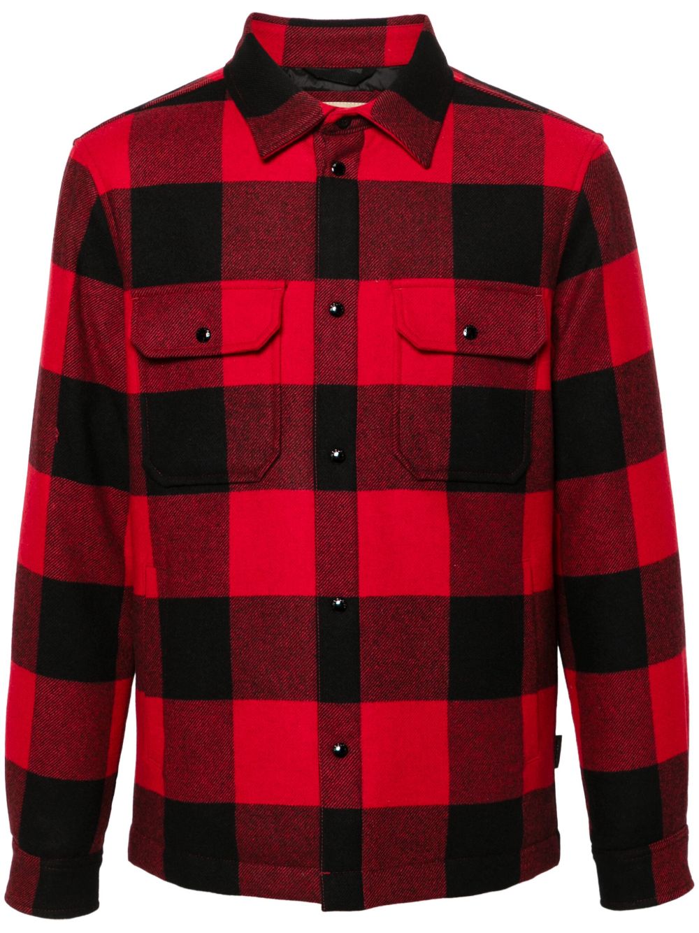 Woolrich 大方格夹克 - 红色