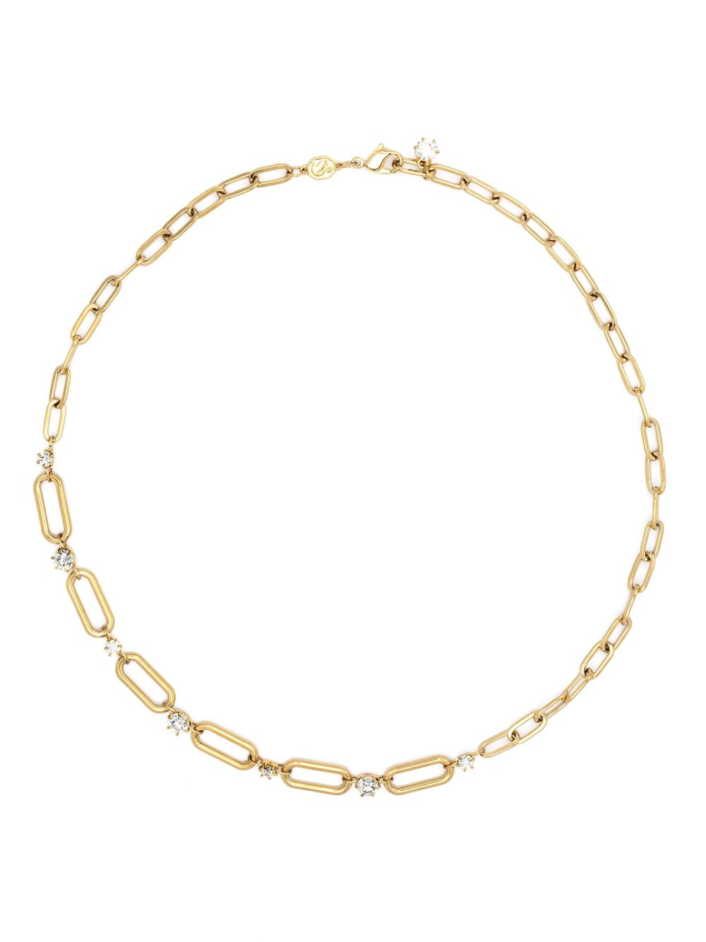 Swarovski Constella 晶饰项链 - 金色