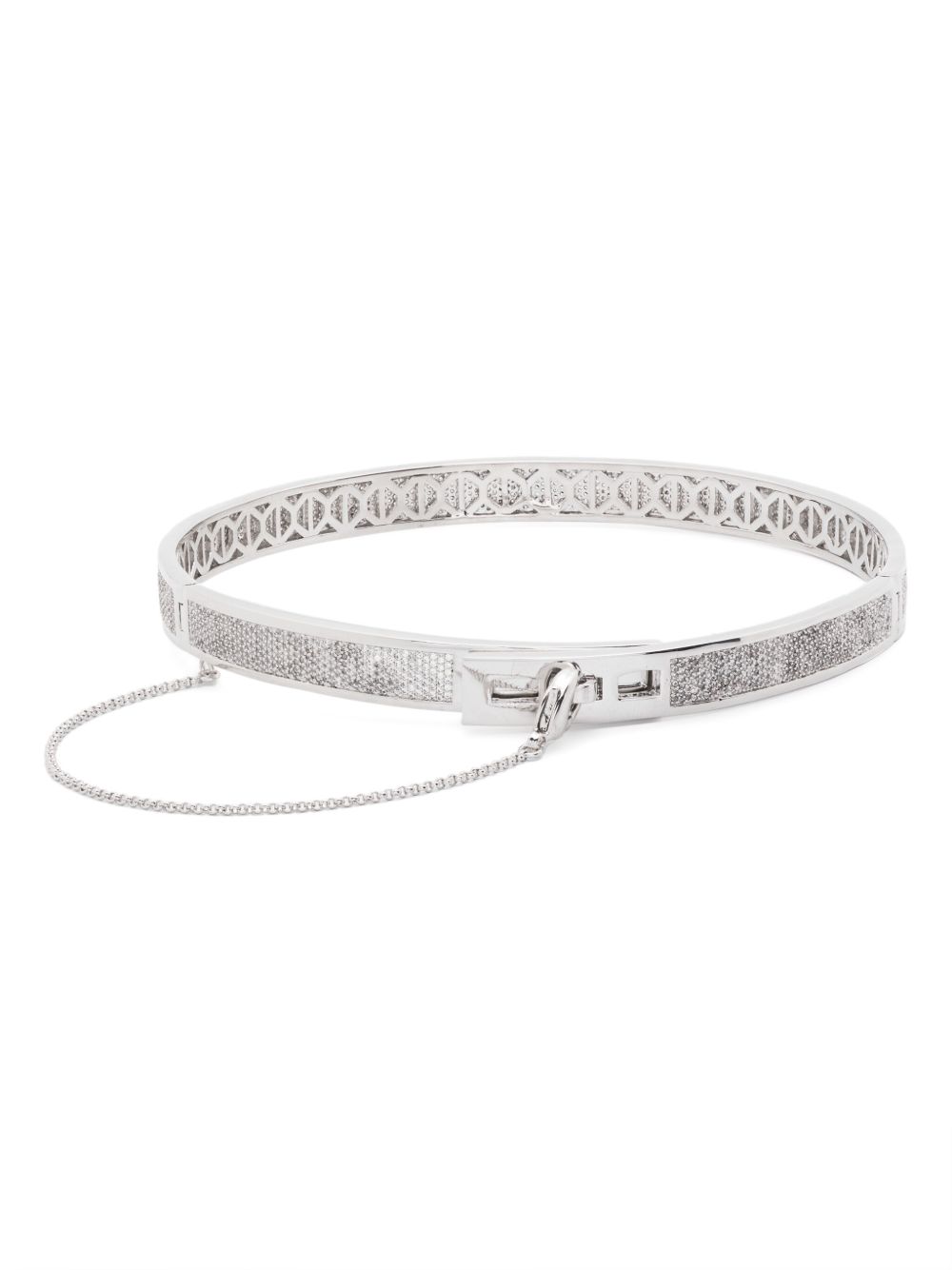 Eddie Borgo Pavé Safety Chain choker - 银色
