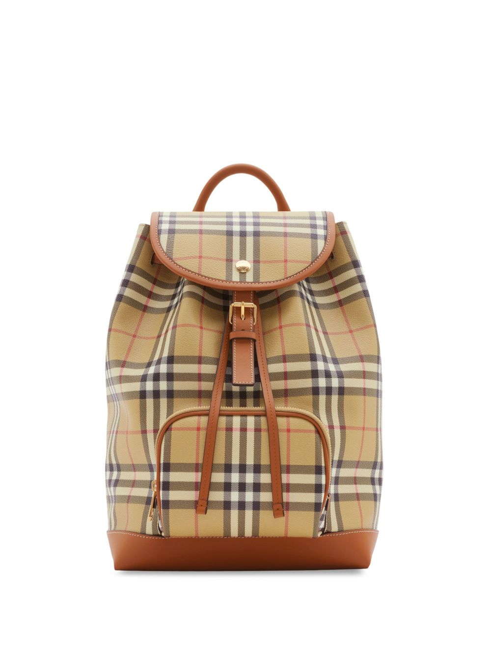 Burberry 格纹双肩包 - 中性色