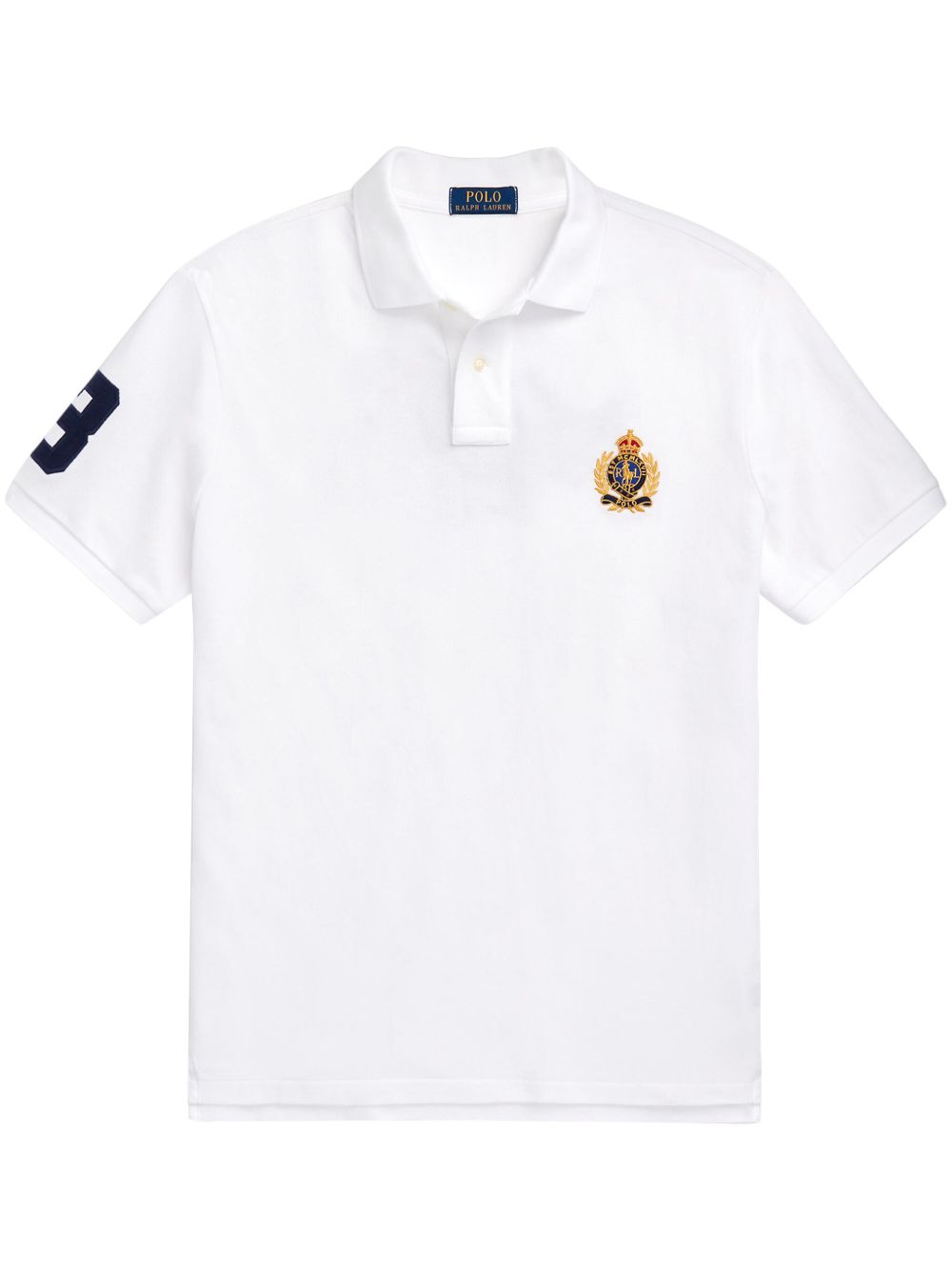 Polo Ralph Lauren Triple Pony 刺绣棉polo衫 - 白色