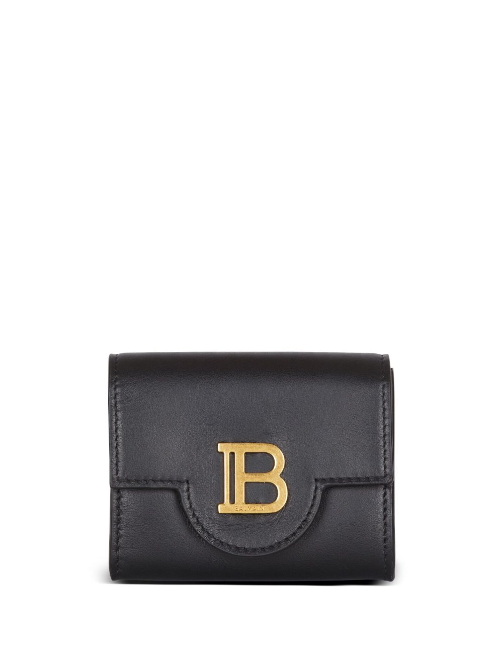 Balmain B-Buzz 皮质钱包 - 黑色