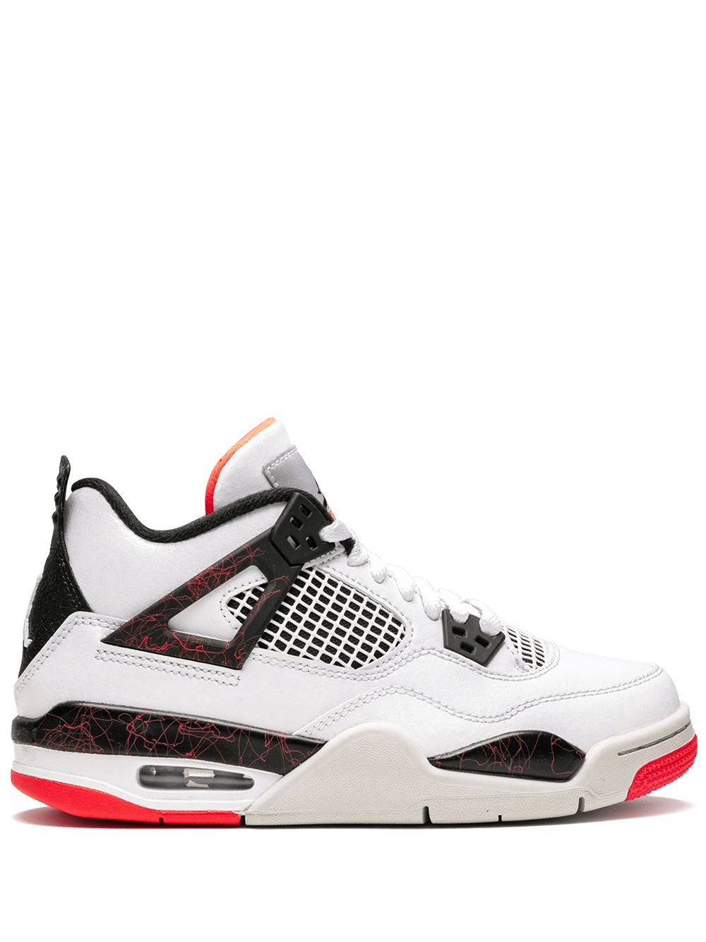 Jordan Kids Air Jordan 4 Retro (GS)运动鞋 - 白色