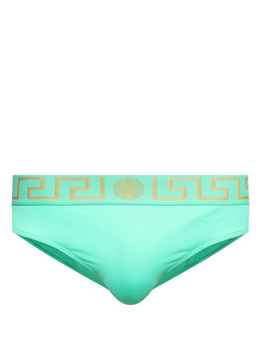 Versace La Greca 泳裤 - 绿色