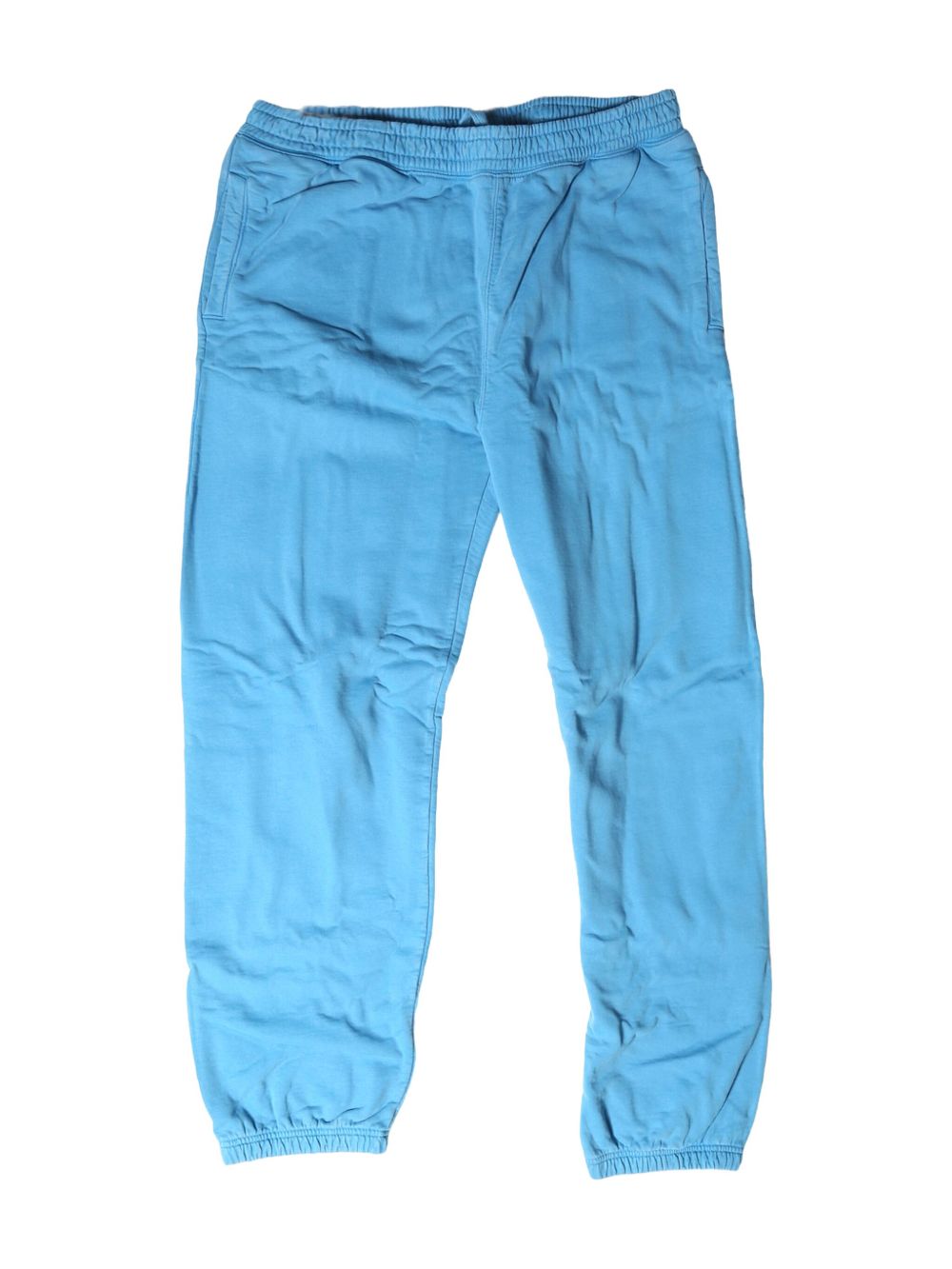Stüssy logo-appliqué drawstring track pants - 蓝色